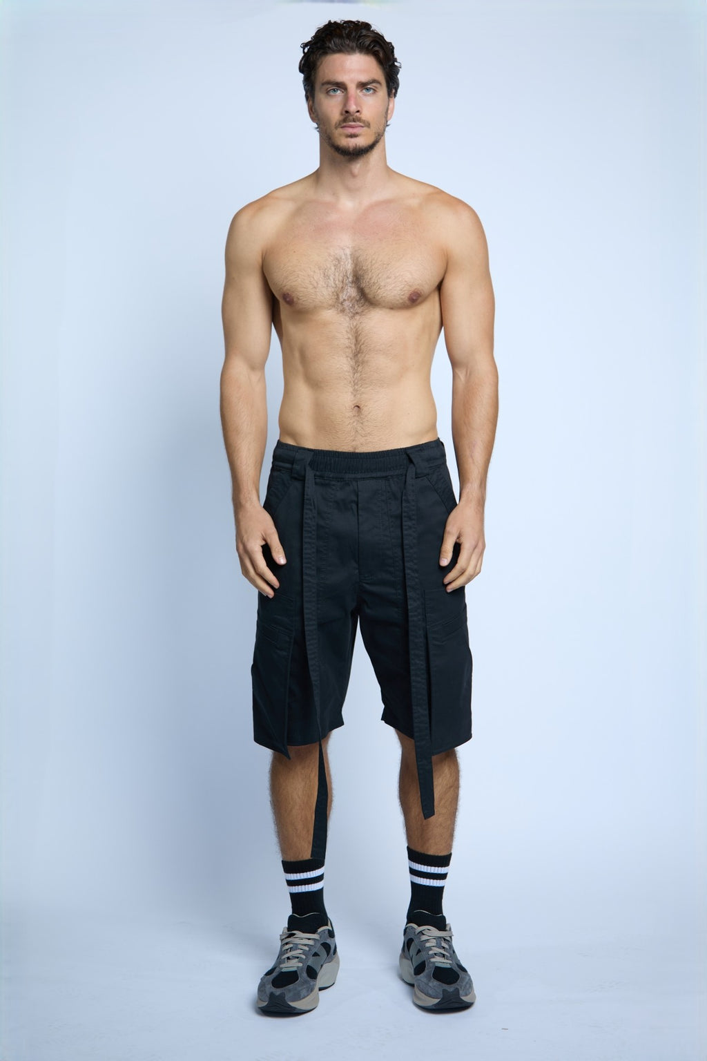 SHORTS BLOCK POCKETS BLACK