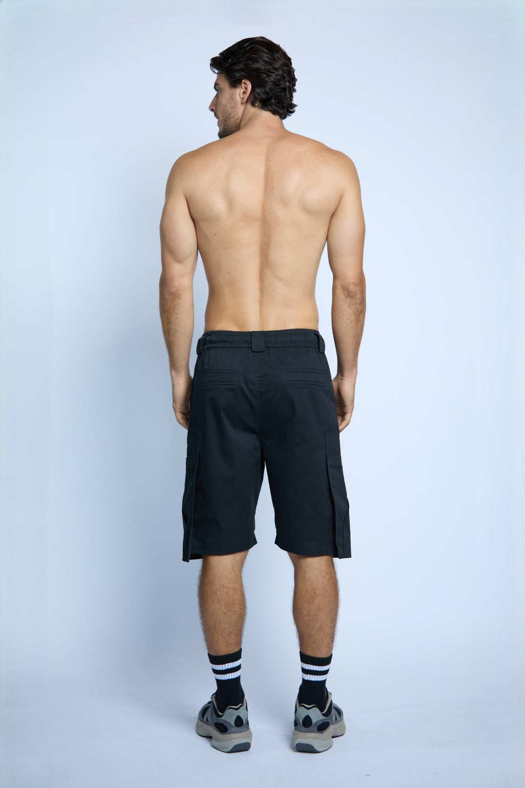 SHORTS BLOCK POCKETS BLACK