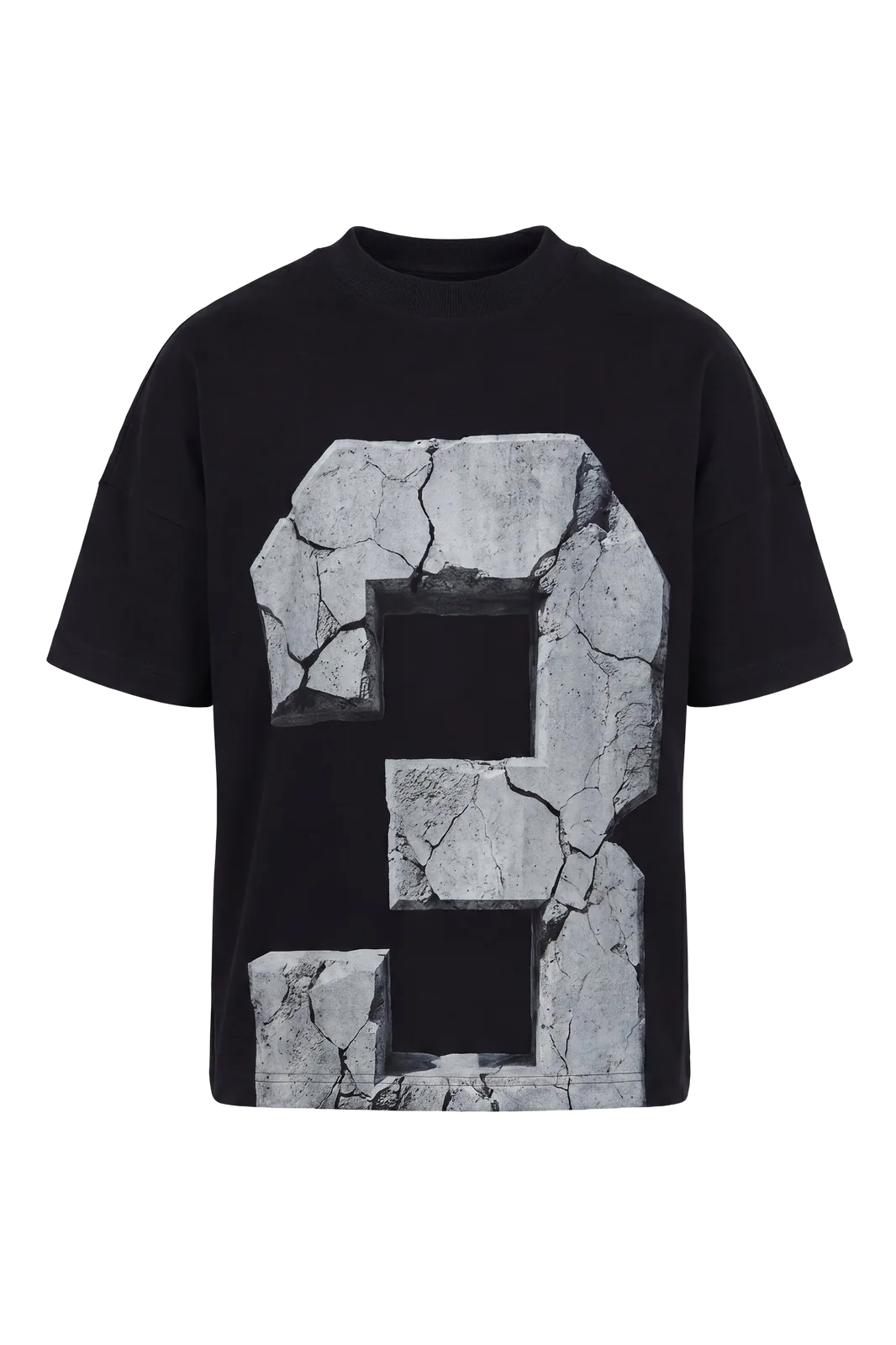 33:FRACTURE T-SHIRT BLACK