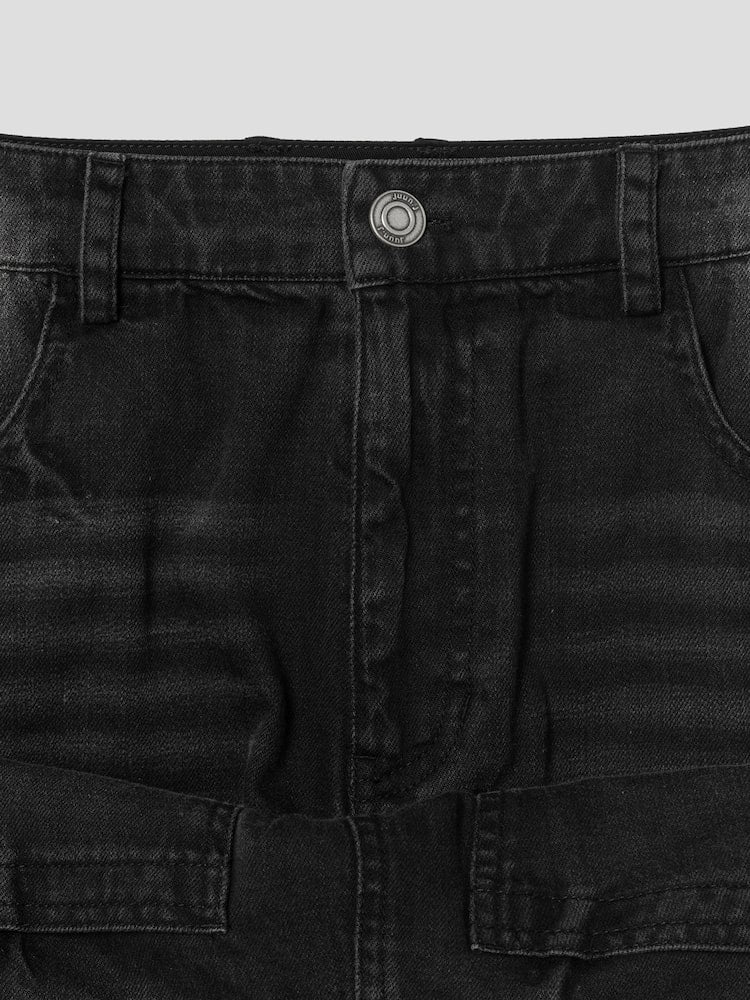 PANTALONES VAQUEROS NEGROS EN CAPAS DELANTERAS RUNWAY BRIDGE