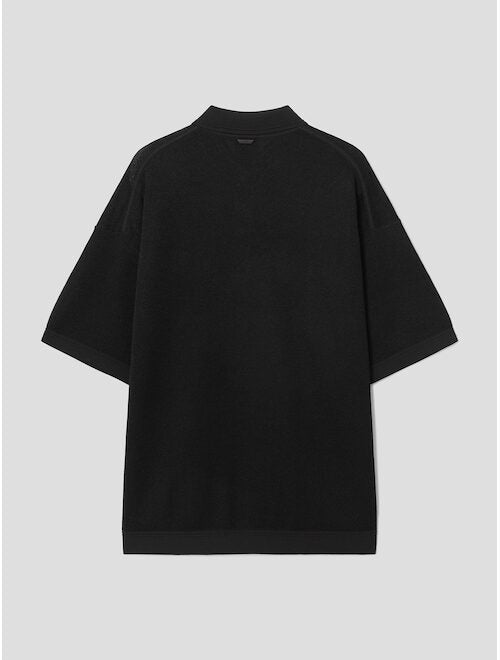 POLO DE PUNTO MANGA CORTA NEGRO