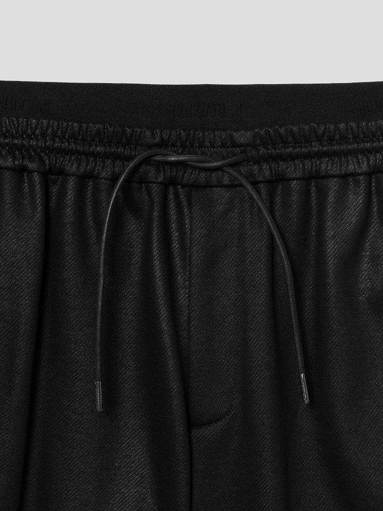 REGULAR DOUBLE-LAYERED JERSEY SHORTS BLACK