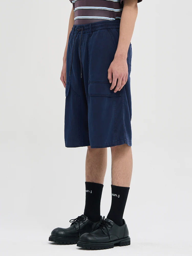 SHORTS VAQUEROS CÓMODOS DE CARPINTERO AZULES