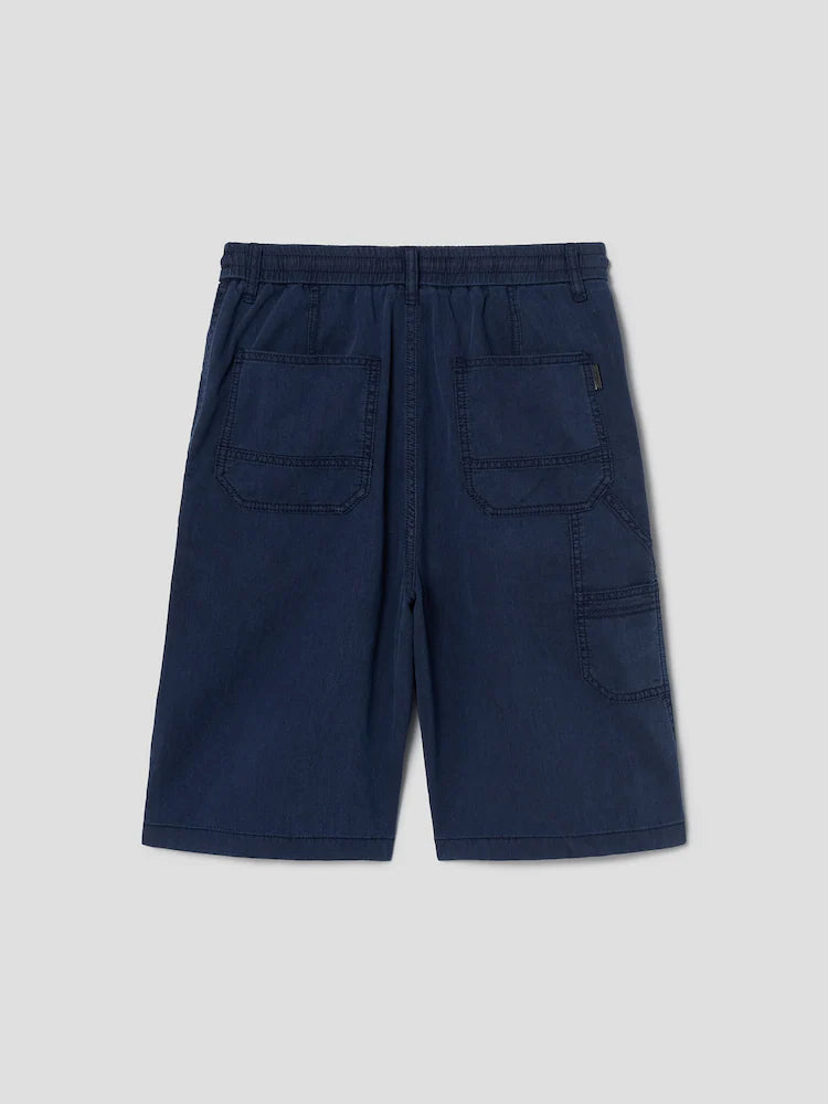 COMFORT LIGHT DENIM CARPENTER SHORTS BLUE