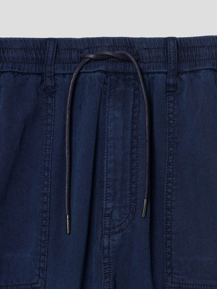 COMFORT LIGHT DENIM CARPENTER SHORTS BLUE