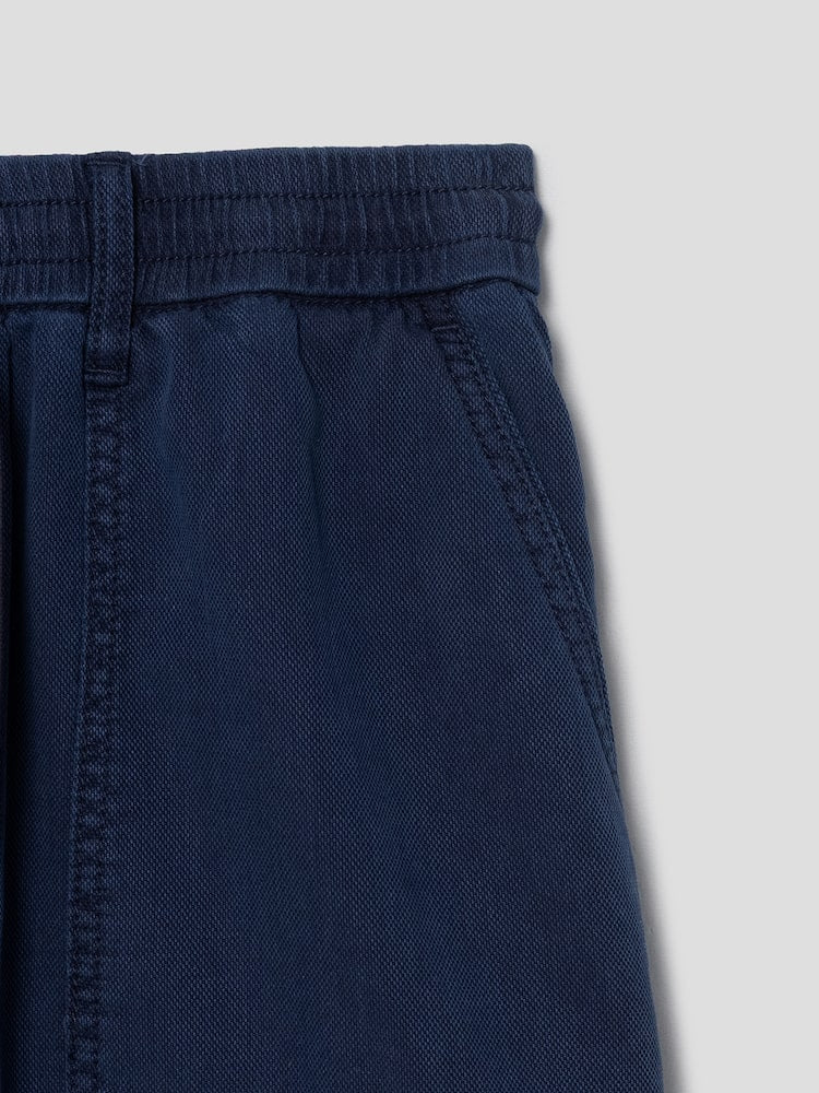 COMFORT LIGHT DENIM CARPENTER SHORTS BLUE