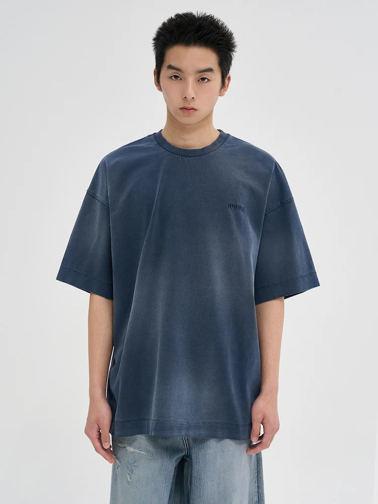 RUNWAY BRIDGE BOY-ISH SEMIOVER SHORT SLEEVE GREY
