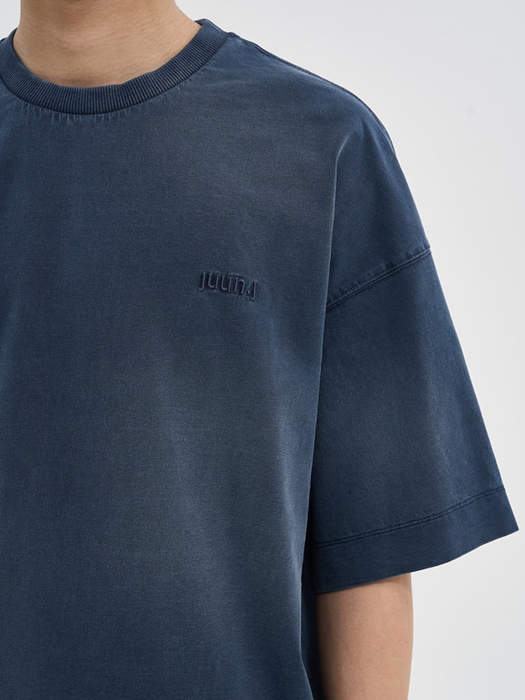RUNWAY BRIDGE BOY-ISH SEMIOVER SHORT SLEEVE GREY