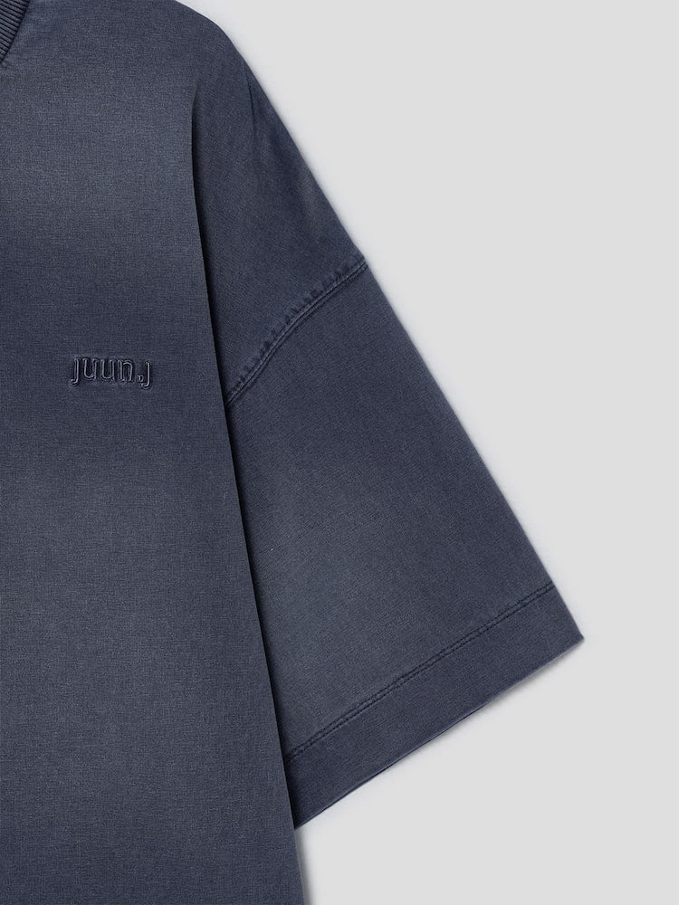 RUNWAY BRIDGE BOY-ISH SEMIOVER SHORT SLEEVE GREY
