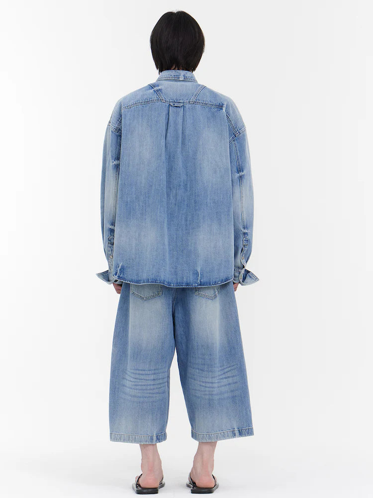 CAMISA VAQUERA CONJUNTO PASARELA AZUL