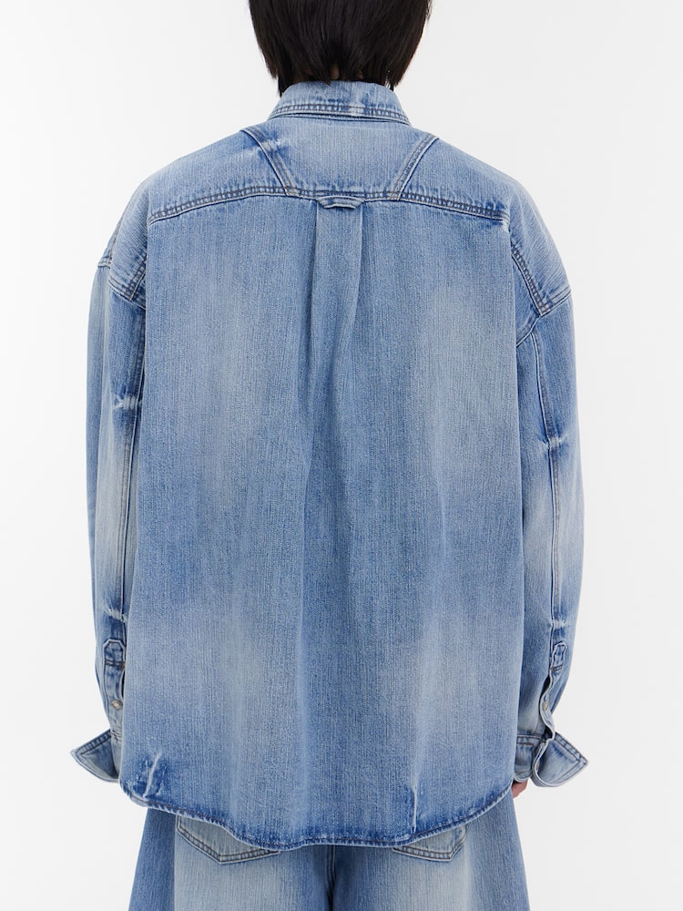 CAMISA VAQUERA CONJUNTO PASARELA AZUL