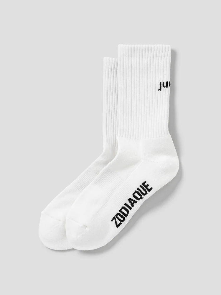 CALCETINES CON INSCRIPCIONES BLANCOS