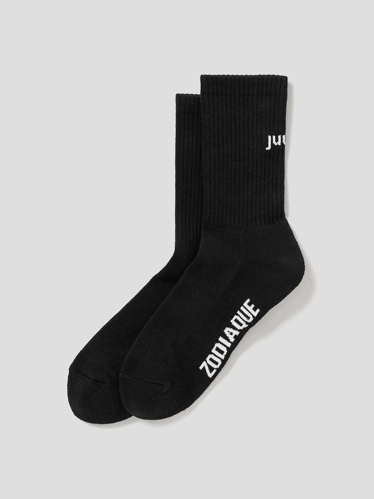 CALCETINES CON INSCRIPCIONES NEGROS