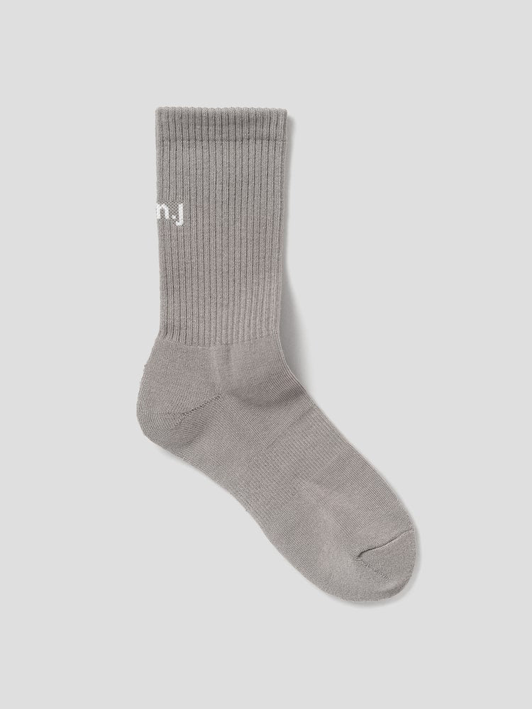 CALCETINES BEIGE CON LETRAS