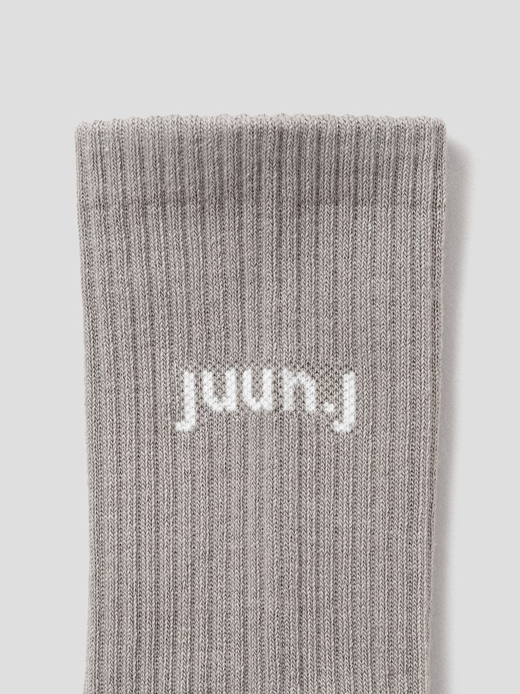 CALCETINES BEIGE CON LETRAS