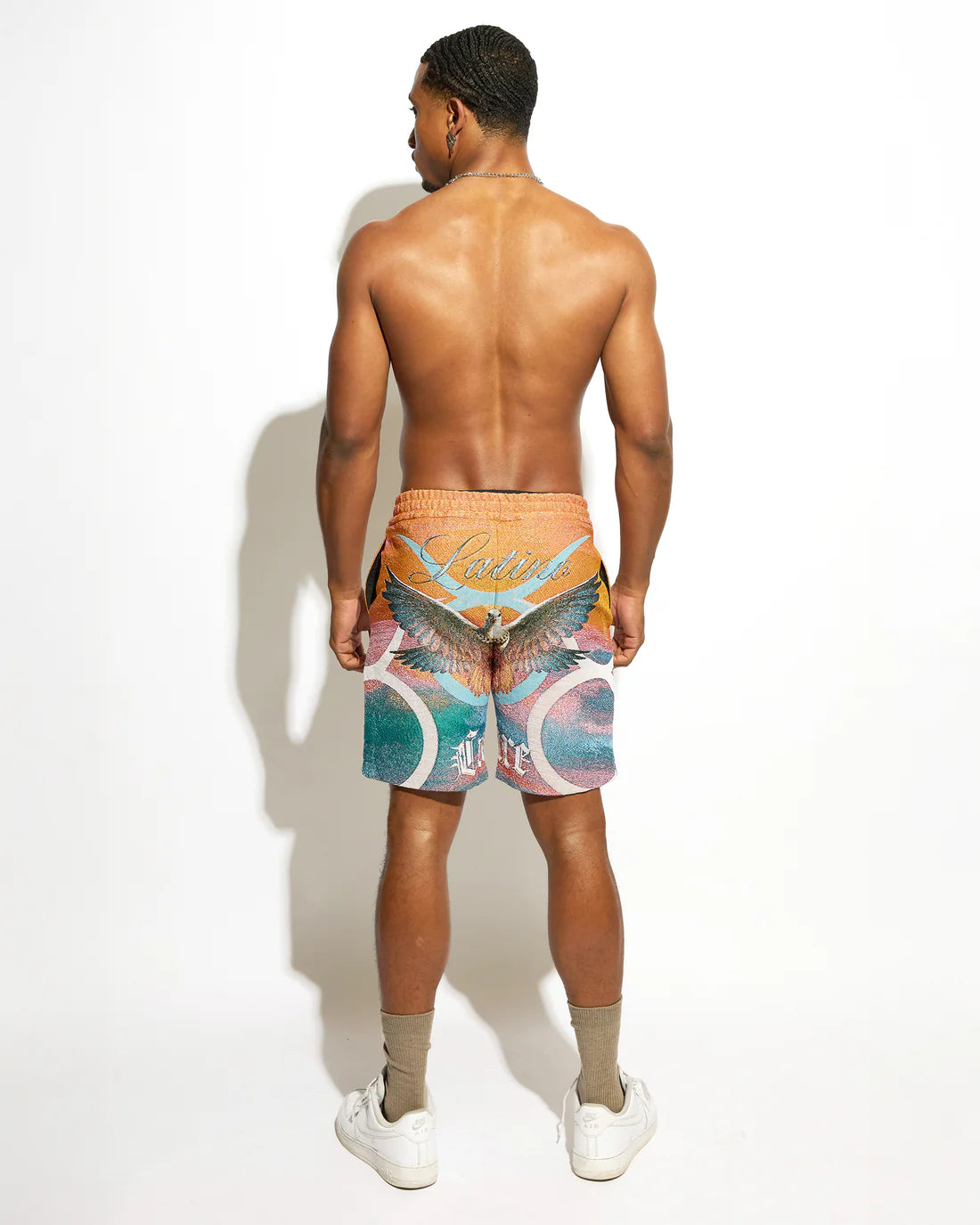 LATIN CULTURE KNIT SHORTS