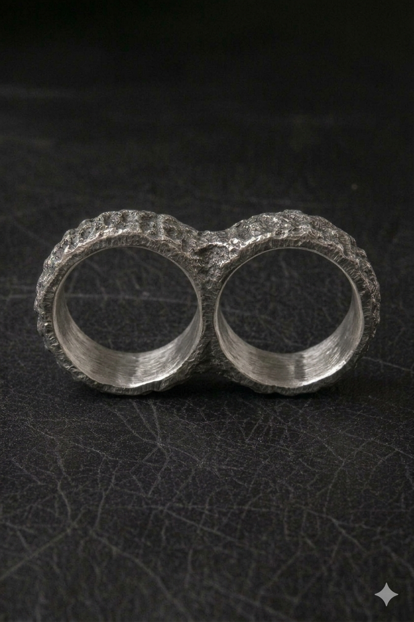 DOUBLE STONE RING