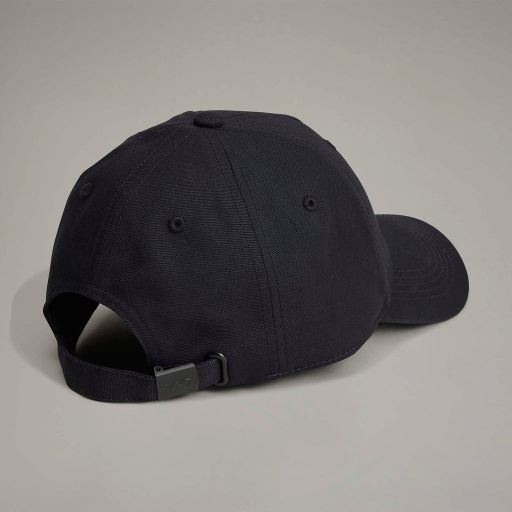 Y-3 LOGO CAP BLACK/TALC