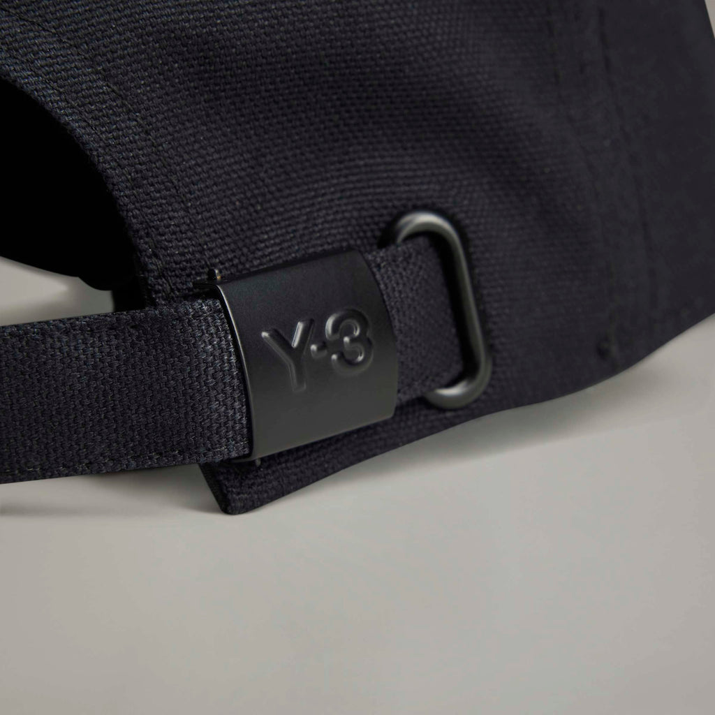 Y-3 LOGO CAP BLACK/TALC