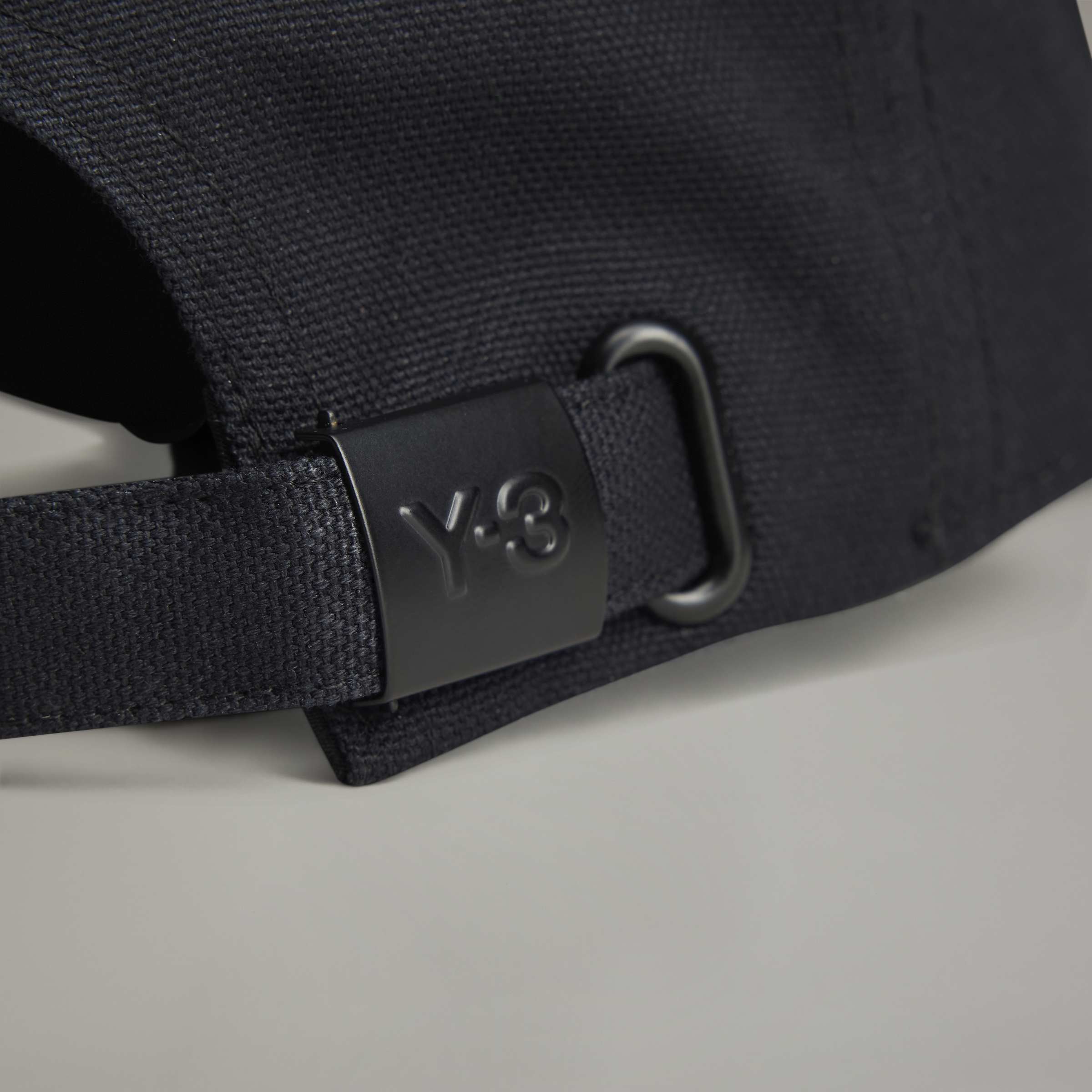 Y-3 LOGO CAP BLACK/TALC