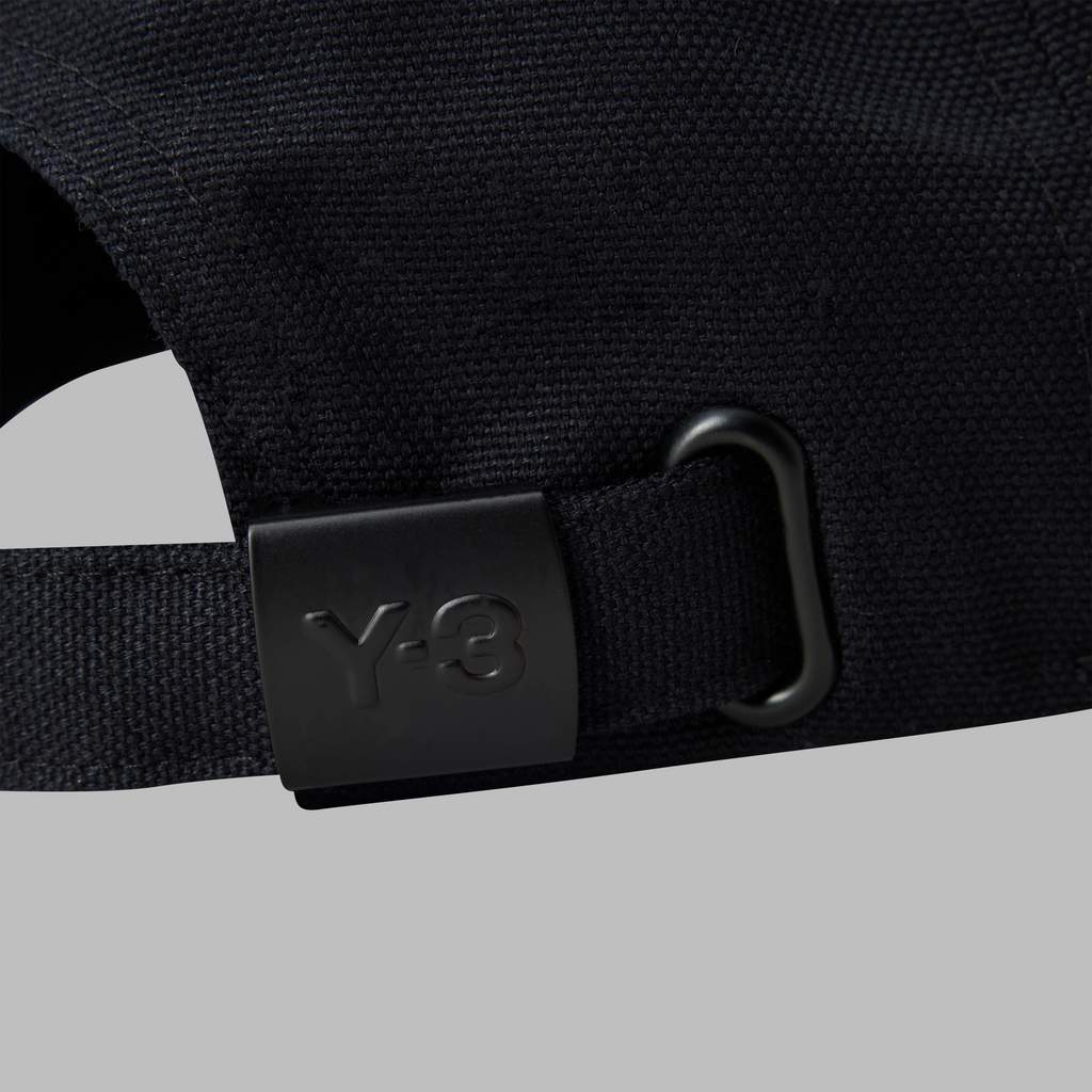 Y-3 LOGO CAP BLACK/TALC