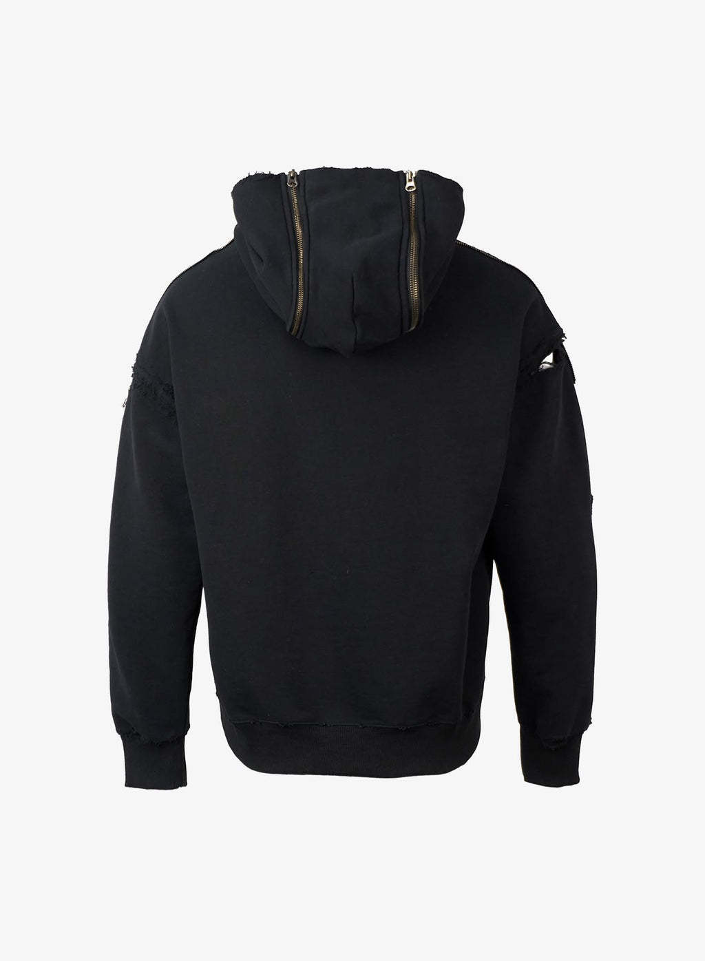 JTK DIVISION ZIP-UP HOODIE BLACK