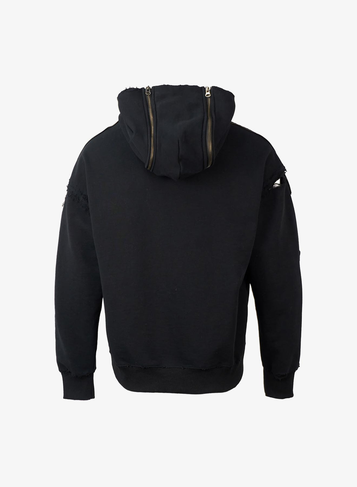 JTK DIVISION ZIP-UP HOODIE BLACK