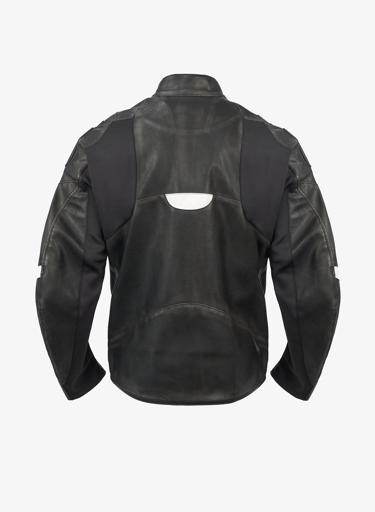EMBOSSED MOTORCYCLE JACKET BLACK