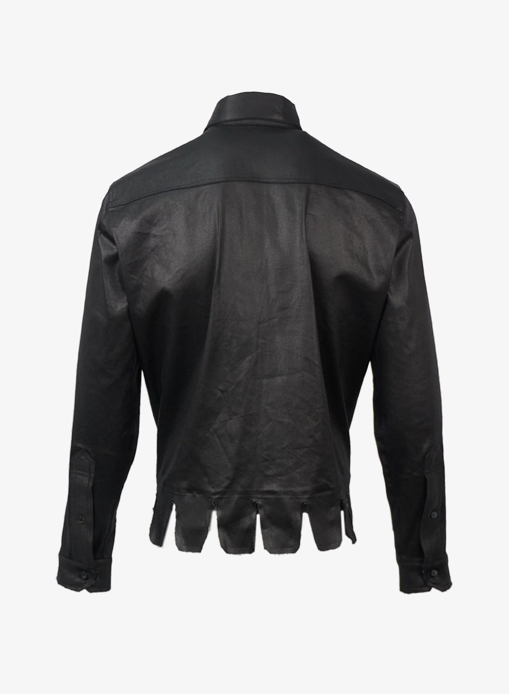 SQUARE PETAL CORSET SHIRTS BLACK