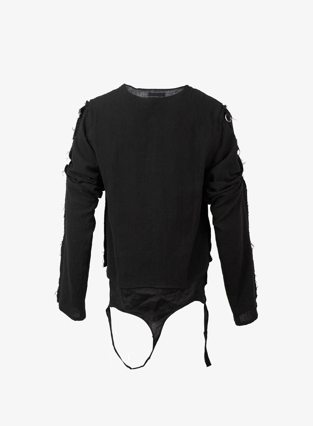 LAYERED 'ANACHO PUNK' LONG SLEEVES BLACK