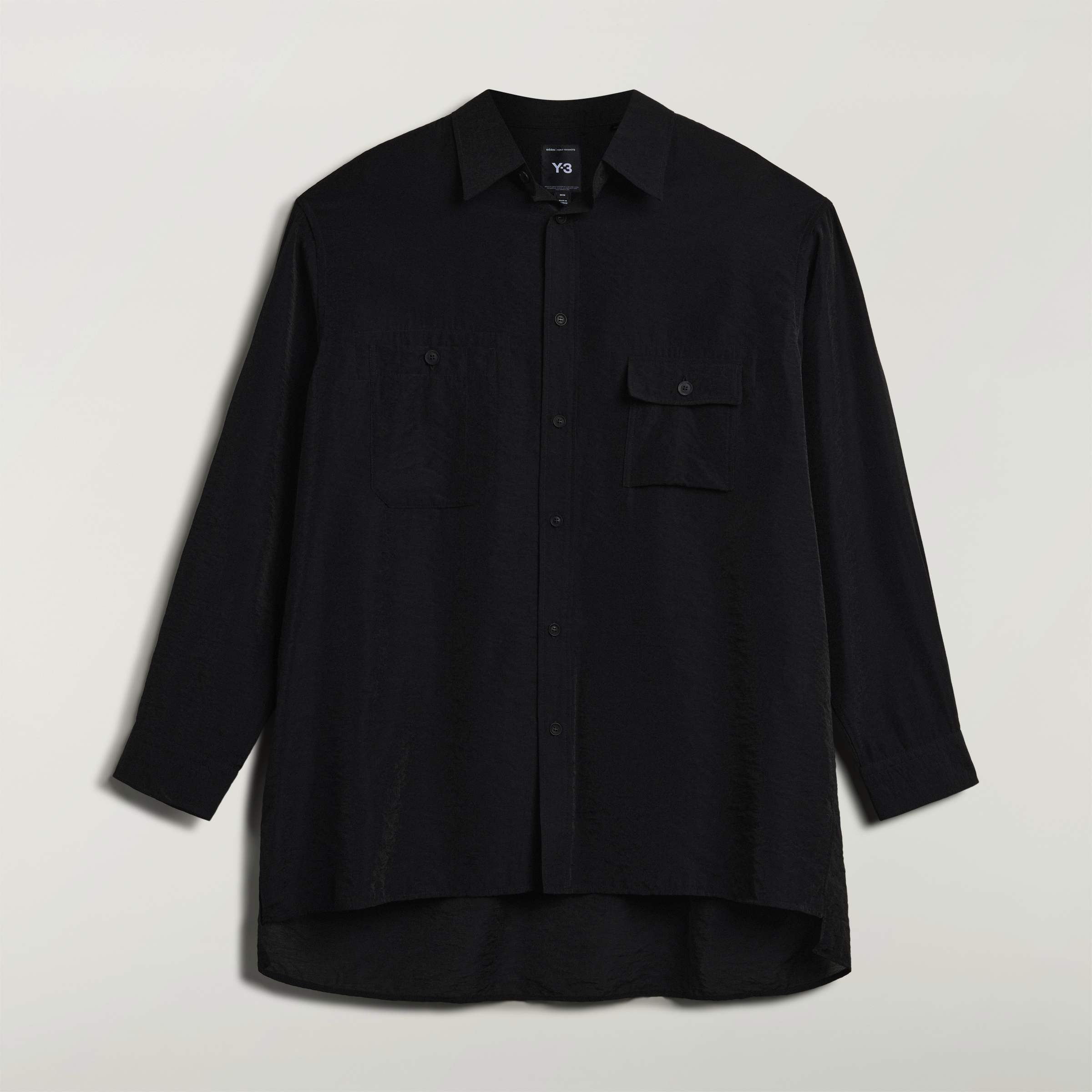 M SHIRT LS BLACK