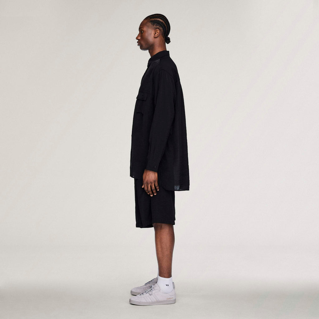 M SHIRT LS BLACK