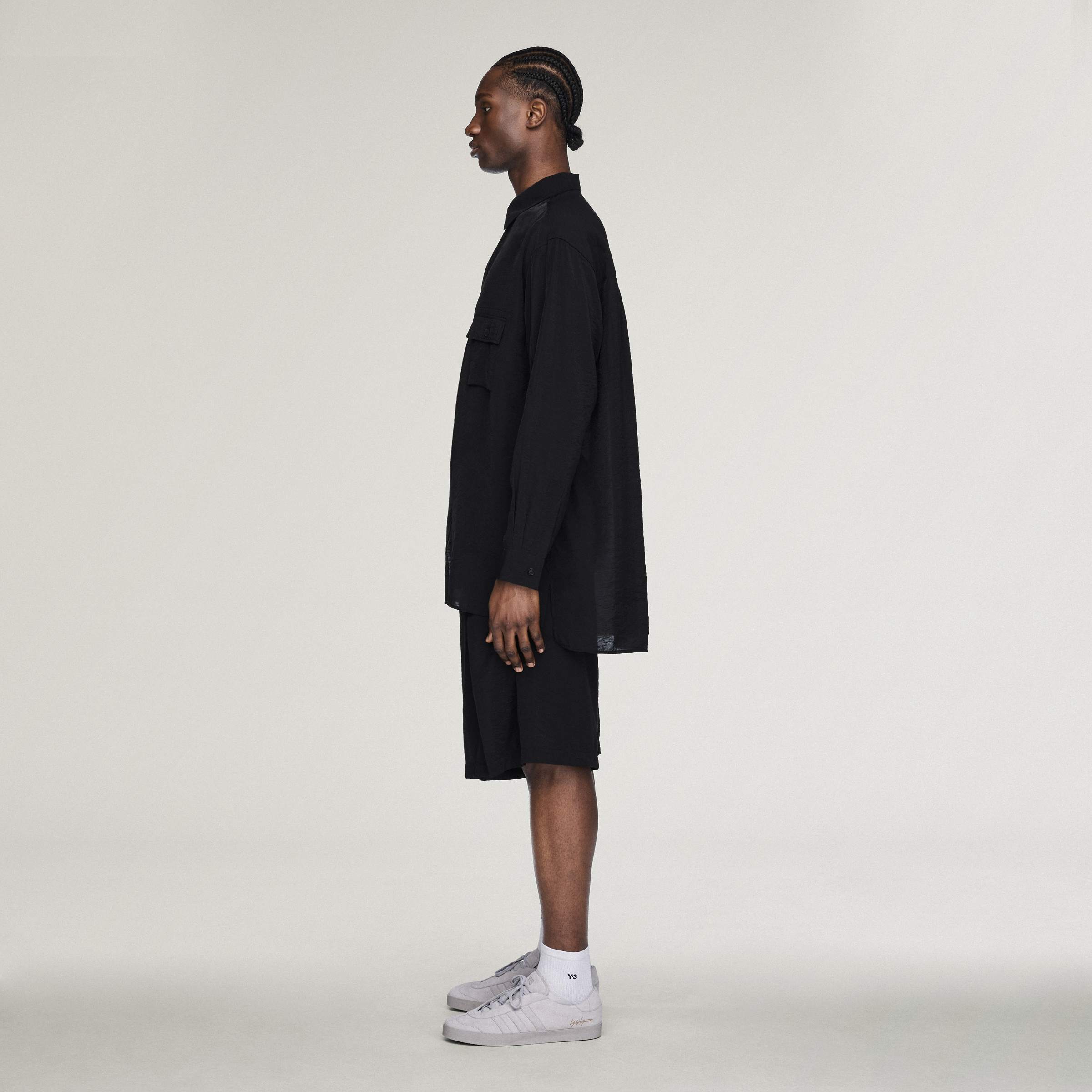 M SHIRT LS BLACK