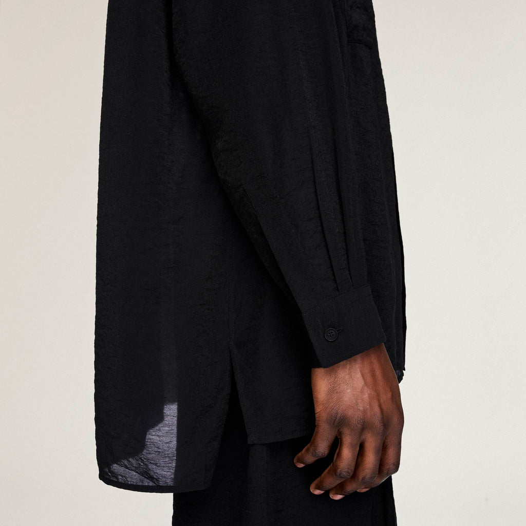 M SHIRT LS BLACK