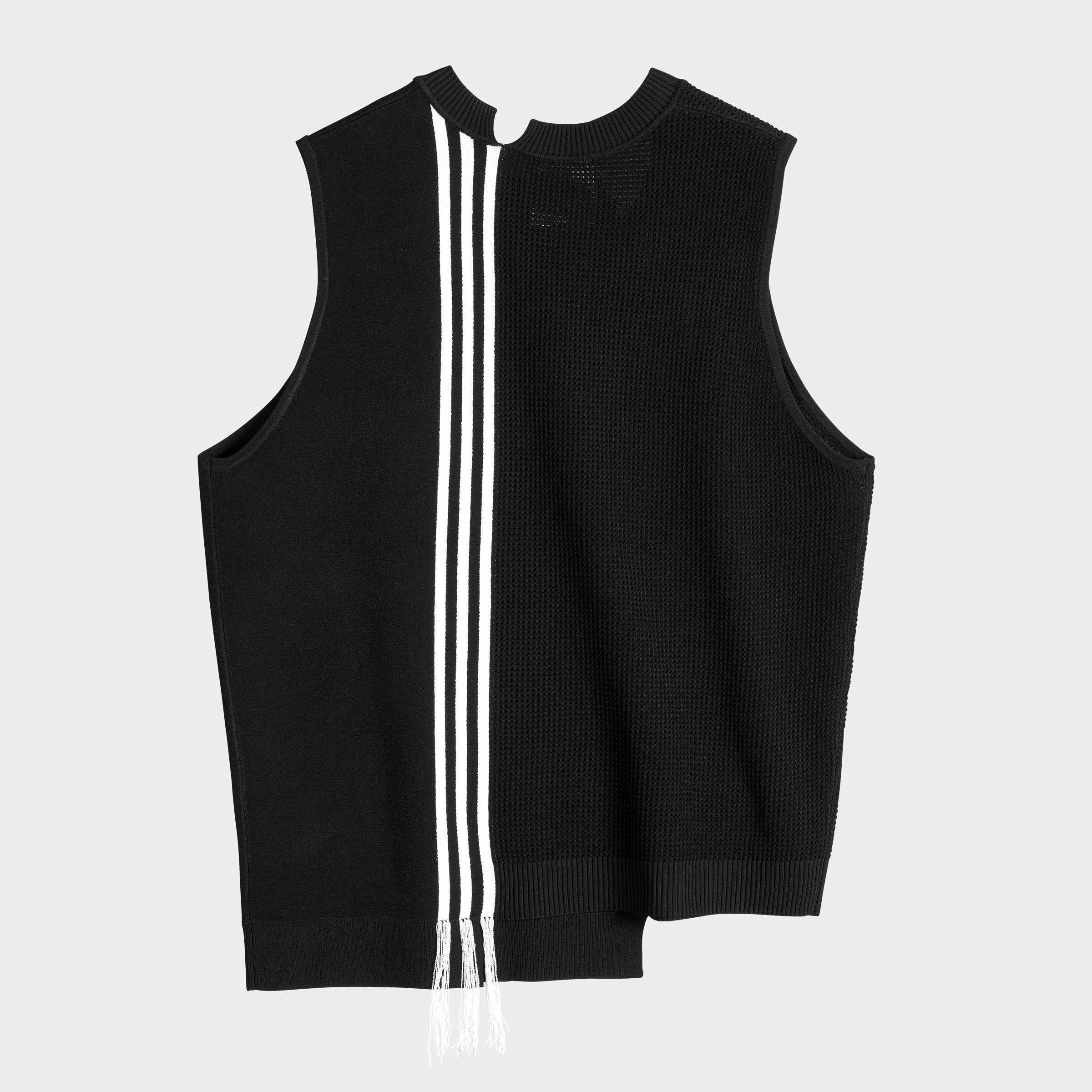 GFX KNIT VEST BLACK