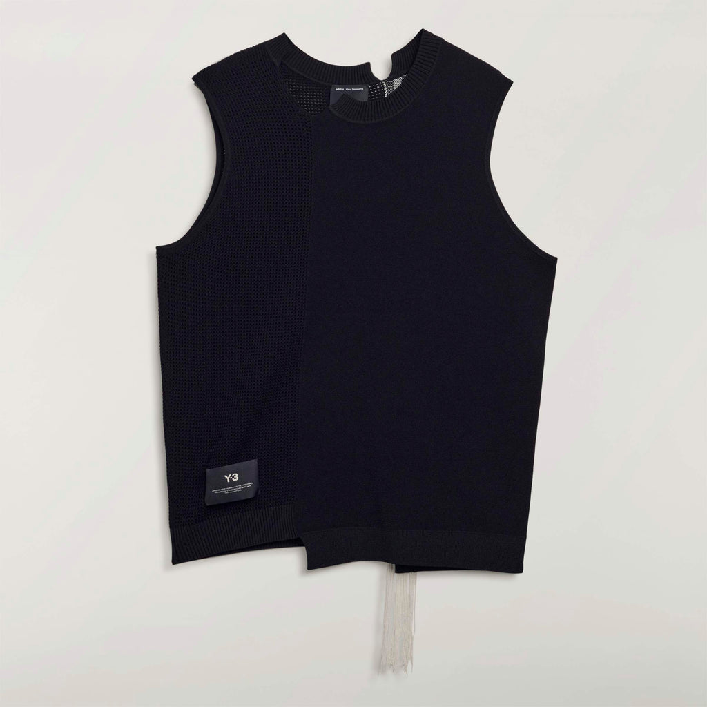 GFX KNIT VEST BLACK