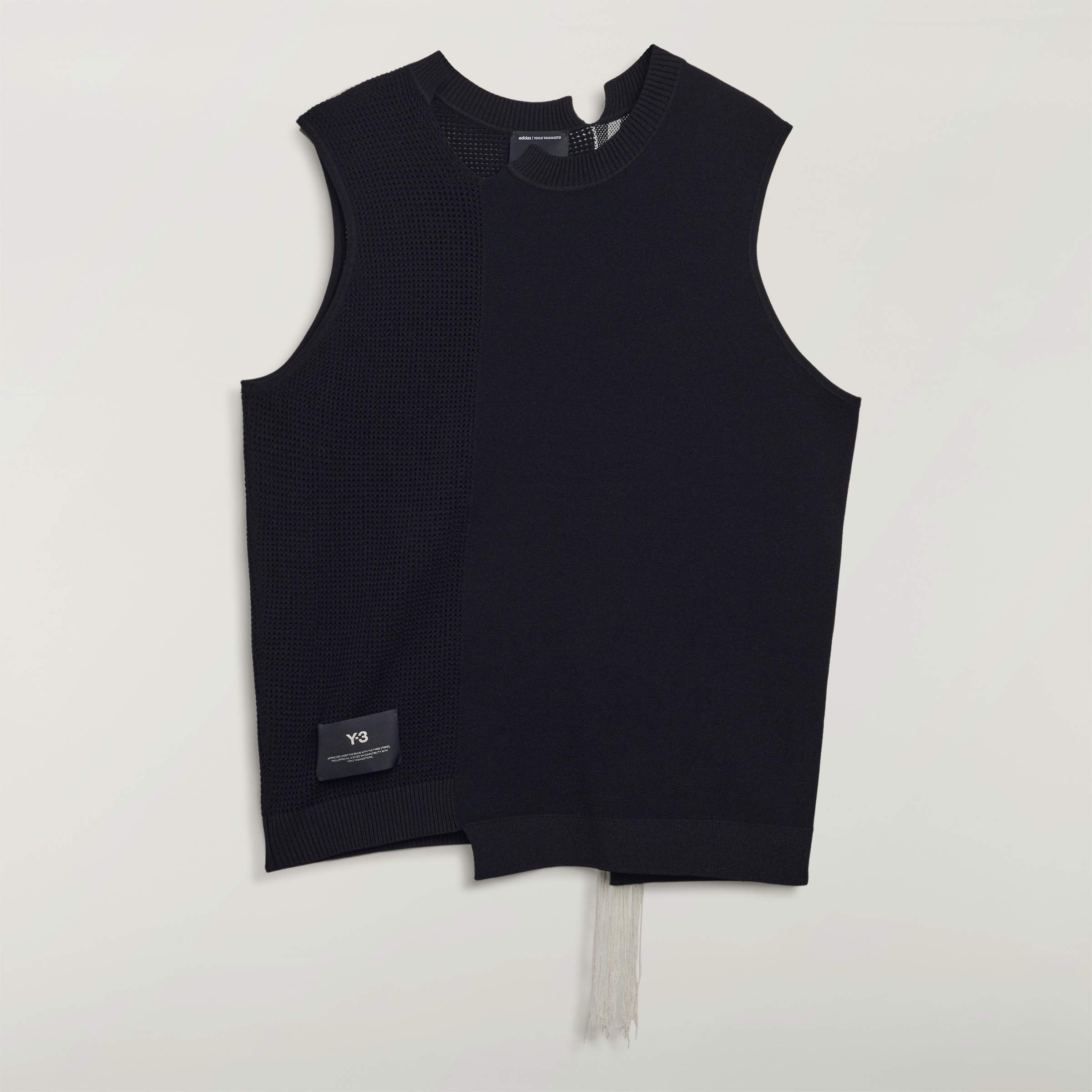 GFX KNIT VEST BLACK
