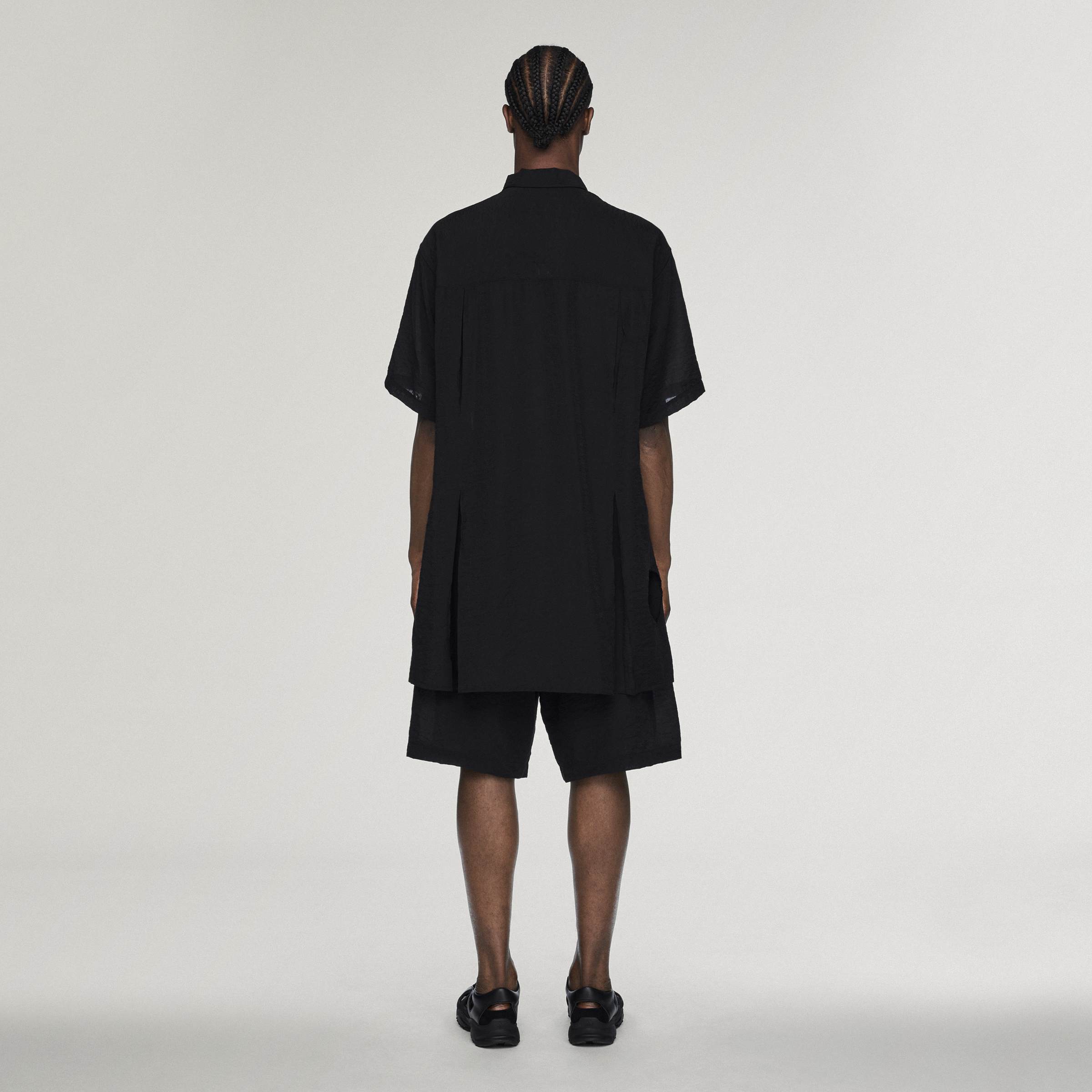 CAMISA LARGA MC NEGRO