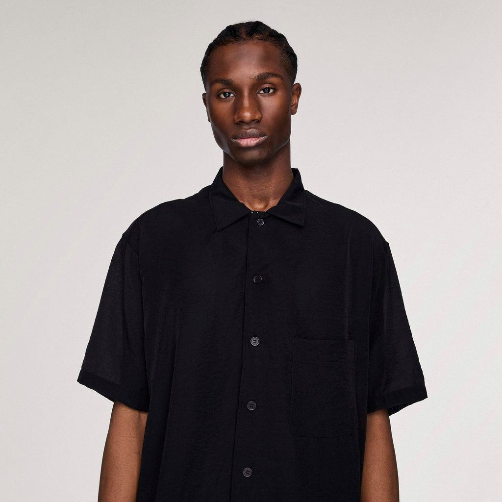 CAMISA LARGA MC NEGRO