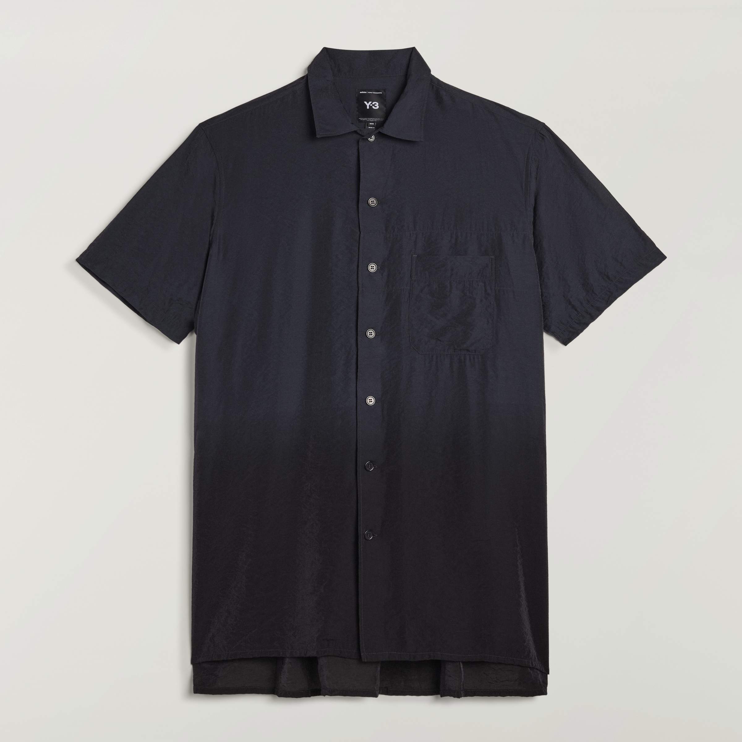 DDLONG SHIRT SS BLACK/NTGREY