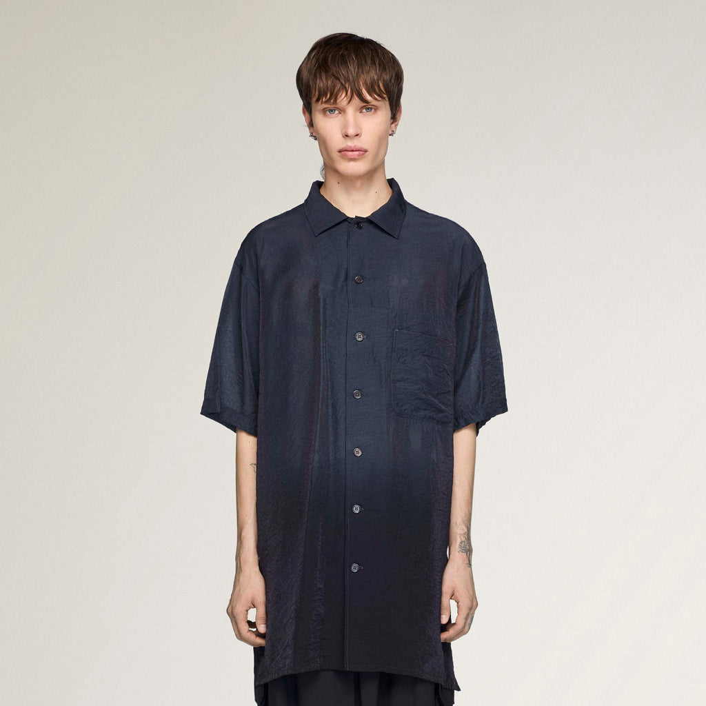 DDLONG SHIRT SS BLACK/NTGREY