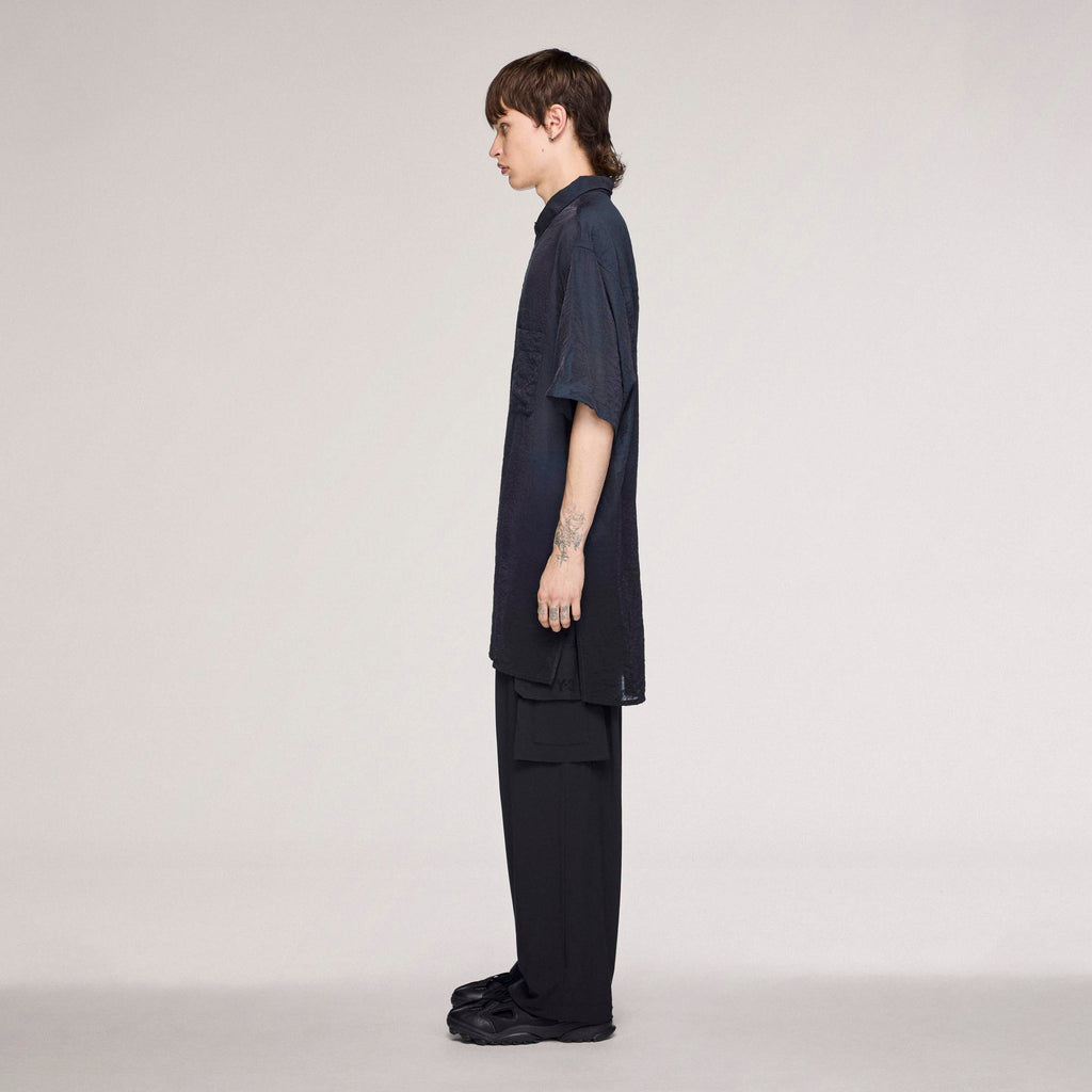 DDLONG SHIRT SS BLACK/NTGREY