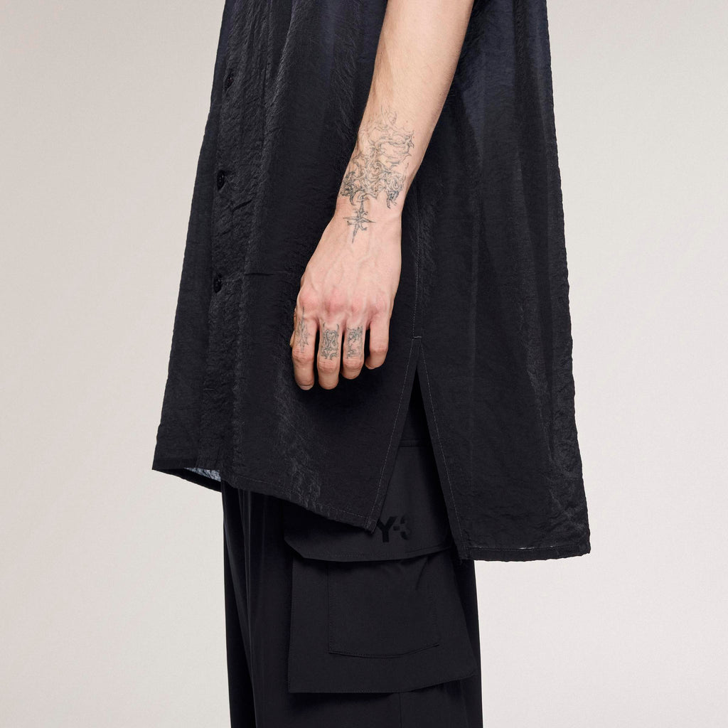 DDLONG SHIRT SS BLACK/NTGREY