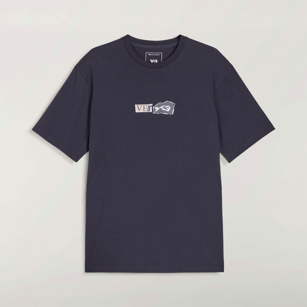 VERY-3 SS TEE BLACK