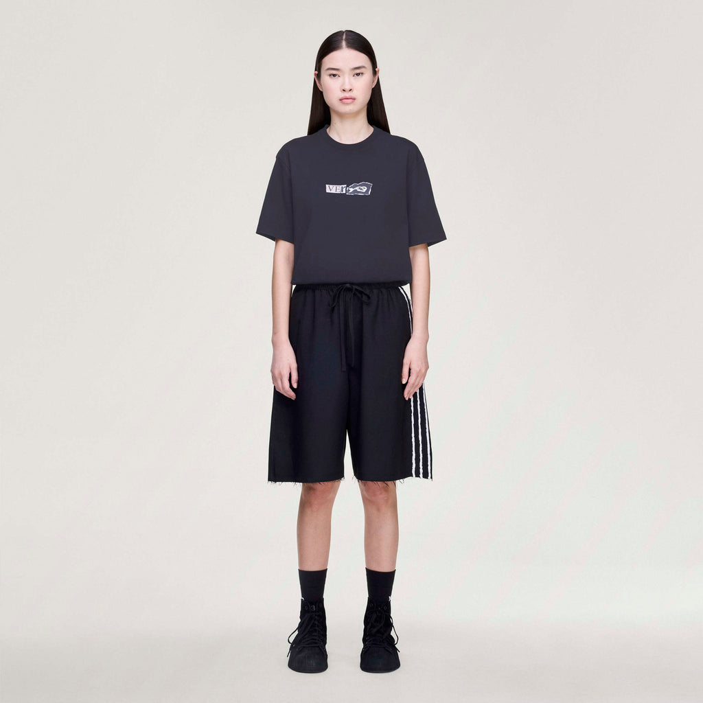 VERY-3 SS TEE BLACK