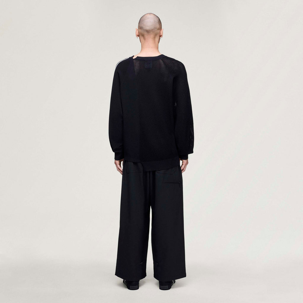 KNIT SWEATER BLACK/CWHITE