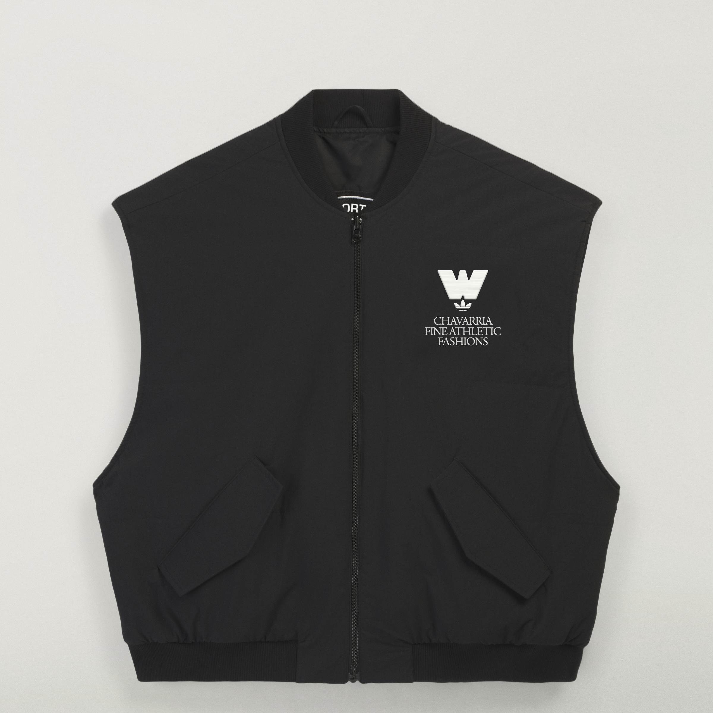 WC PADDED VEST BLACK