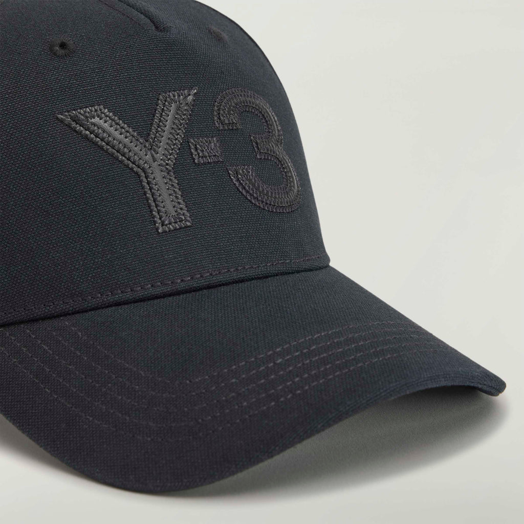 Y-3 LOGO CAP BLACK/BLACK
