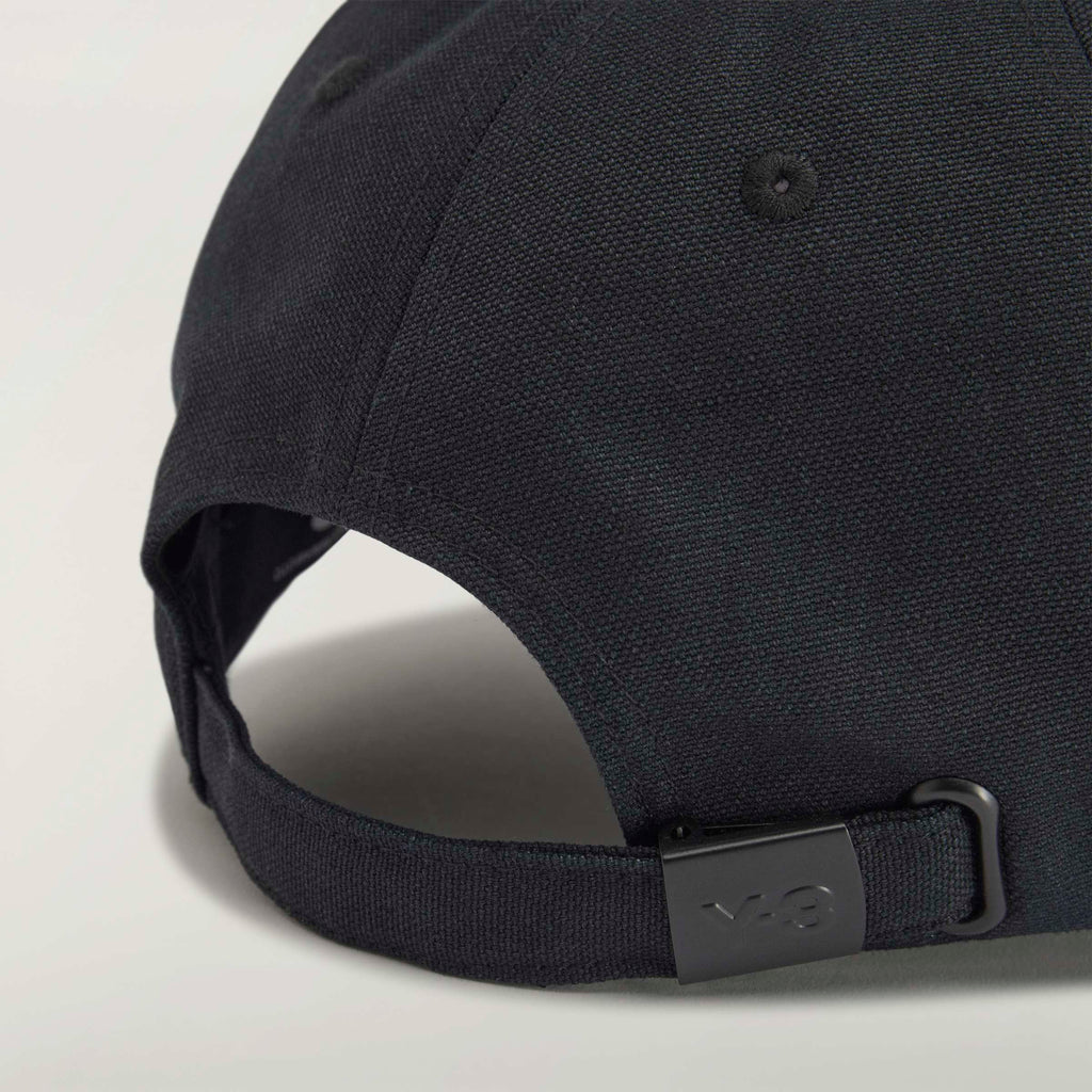 Y-3 LOGO CAP BLACK/BLACK