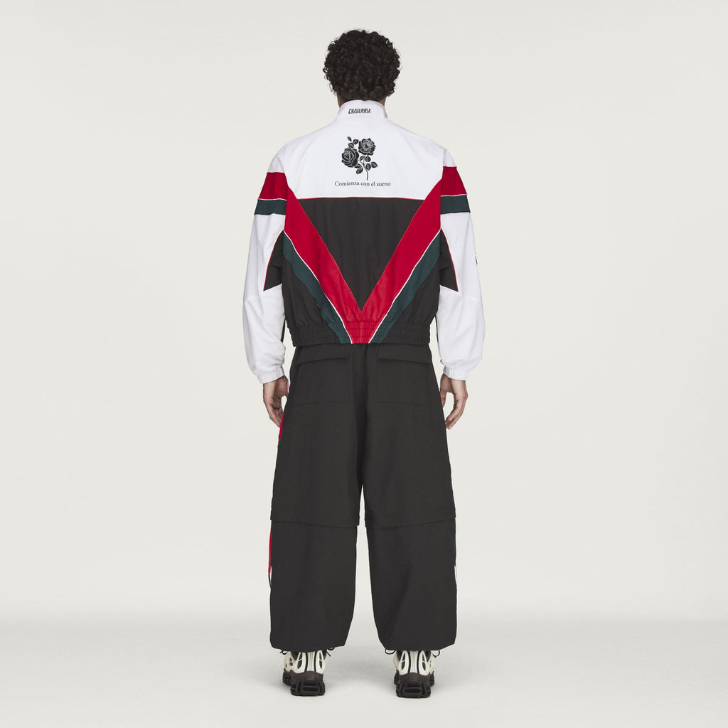 WC WOVEN TRACKT WHITE/BLACK